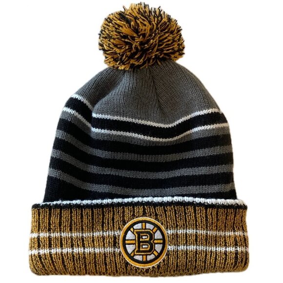 Boston Bruins Old Time Hockey OTH Knit Winter Hat OSFA - Picture 4 of 4